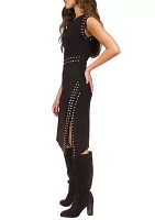 Women's Sleeveless Astor Stud Dress