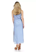 Women's Tencel Maxi Shirt Dress