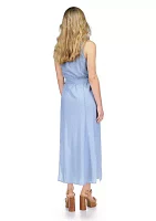 Women's Tencel Maxi Shirt Dress