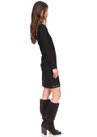 Women's Long Sleeve Studded Dress