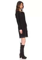 Women's Long Sleeve Studded Dress