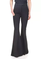 Women's Flared Scuba Crepe Pants