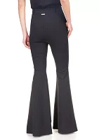 Women's Flared Scuba Crepe Pants