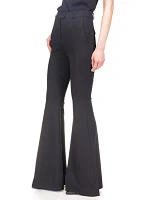 Women's Flared Scuba Crepe Pants