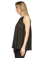 Women's Halter Pleated Blouse