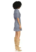 Violas Short Sleeve Midi Dress