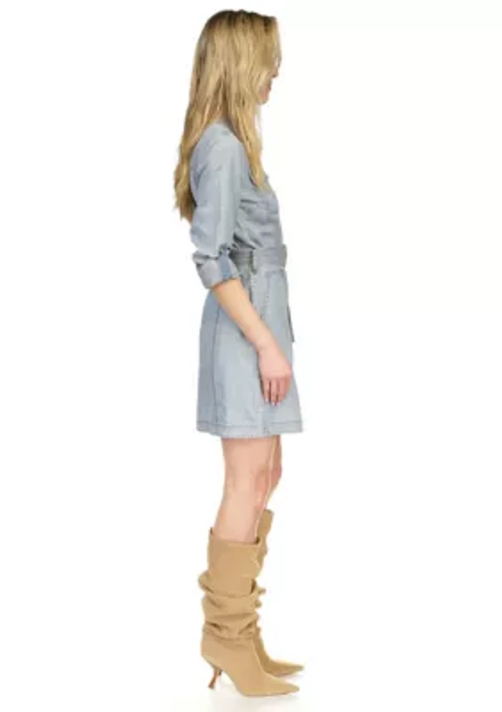 Chambray Utility Dress