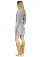 Chambray Utility Dress