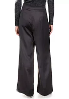 Women's Satin Wide Leg Pants