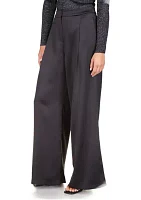 Women's Satin Wide Leg Pants