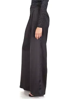 Women's Satin Wide Leg Pants