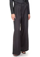 Women's Satin Wide Leg Pants