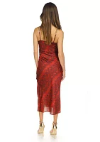 Women's Python Slip Midi Dress