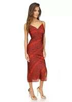 Women's Python Slip Midi Dress