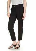 Women's Fly Front Pintuck Highwater Pants