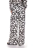 Women's Floral Wide Leg Soft Pants