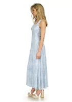 Women's Scoop Neck Maxi Tank Dress