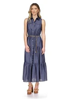 Women's Tencel Charm Belt Dress