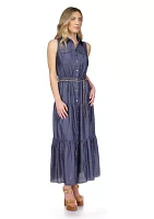 Women's Tencel Charm Belt Dress