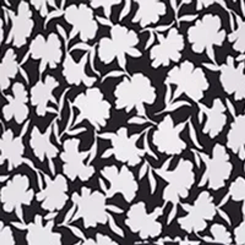 Women's Sleeveless Floral Flounce Dress