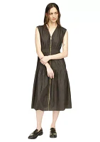 Women's Charm Zip Midi Dress