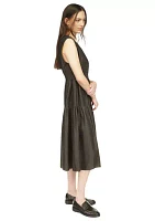 Women's Charm Zip Midi Dress