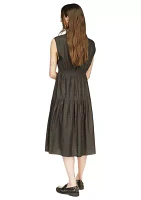 Women's Charm Zip Midi Dress