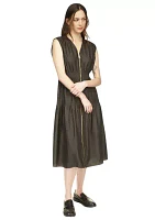 Women's Charm Zip Midi Dress