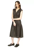 Women's Charm Zip Midi Dress