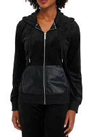 Women's Velour Zip Jacket