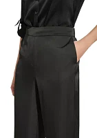 Women's Wide Leg Satin Pants