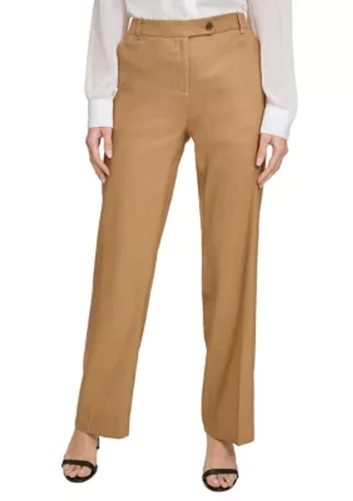 Women's Wide Leg Linen Pants