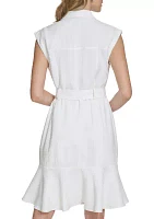 Women's Cap Sleeve Shirtdress