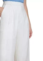 Women's Wide Leg Linen Pants