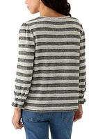 Petite V-Neck Luxe Knit Top