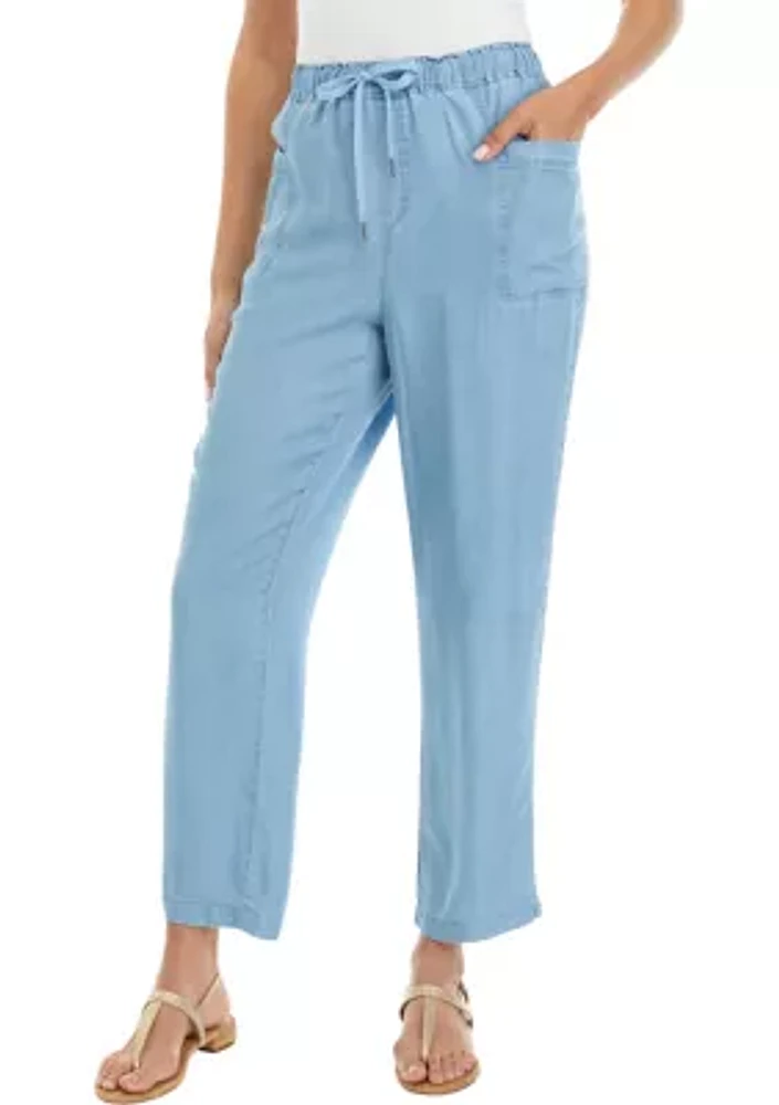 Women's Medium Wash  Straight Leg Pants