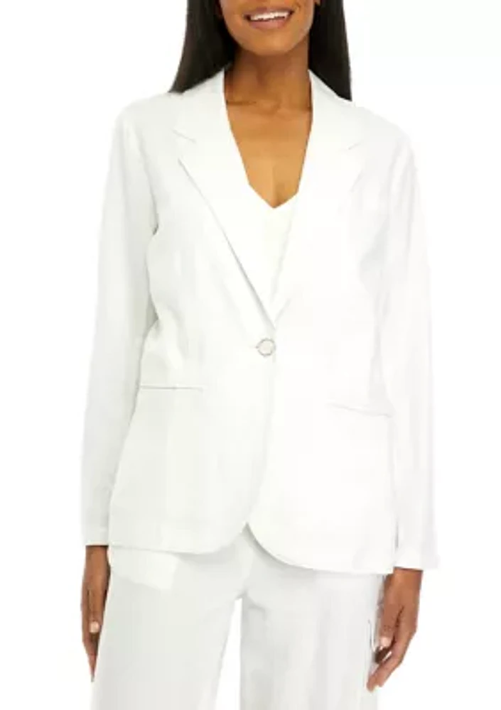 Women's Linen Blazer