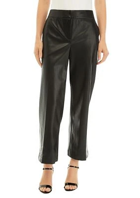 Women's Faux Leather Wide Leg Pants