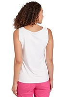 Women's Scoop Neck Sleeveless Top