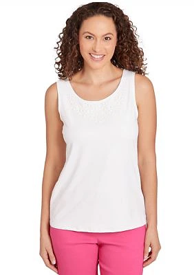 Petite Scoop Neck Sleeveless Top