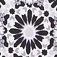 Plus Medallion Tile Floral Faux Surplice Top