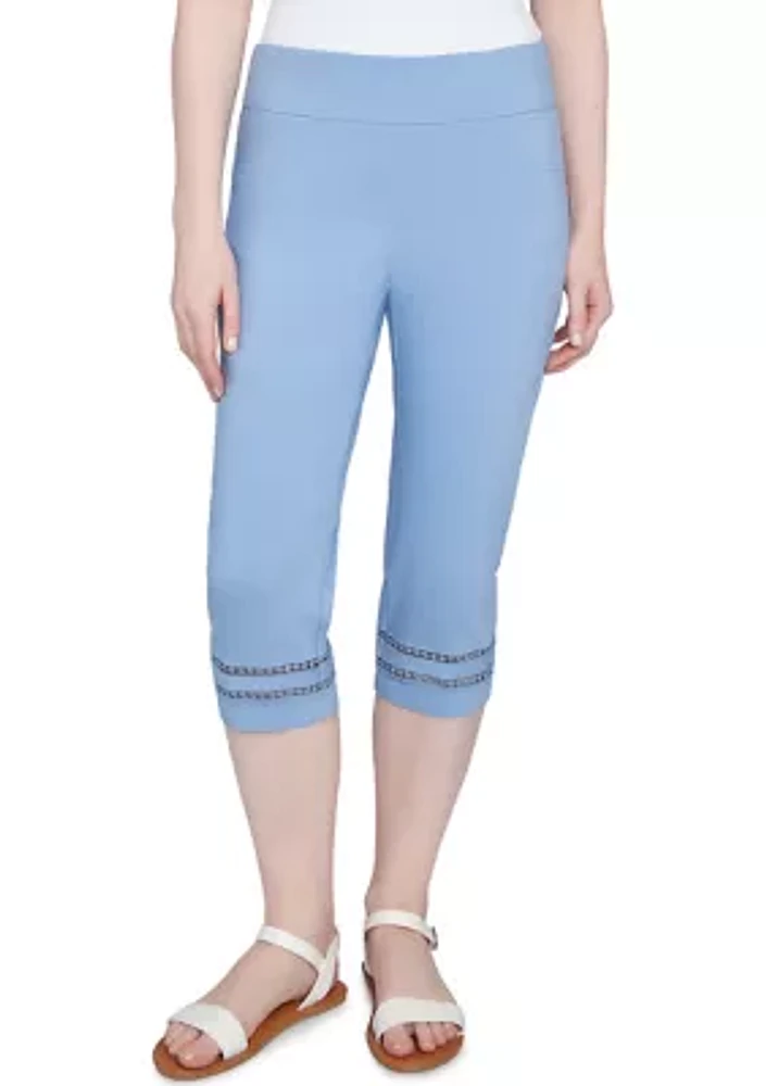 Petite Dreamy Pull On Tech Clamdigger Pants