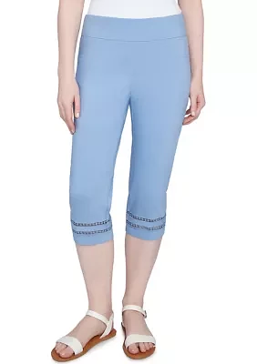 Petite Dreamy Pull On Tech Clamdigger Pants