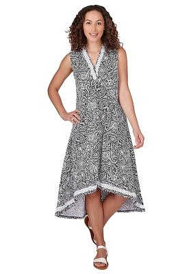 Women's Vines Puff Print Dress