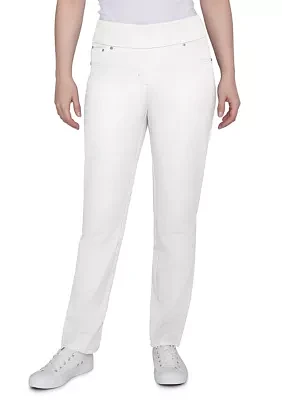 Petite Soft Hand Twill Bi Stretch Pull On Pants