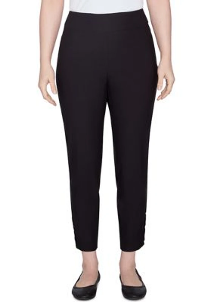 Petite Pull-On Tech Ankle Pants