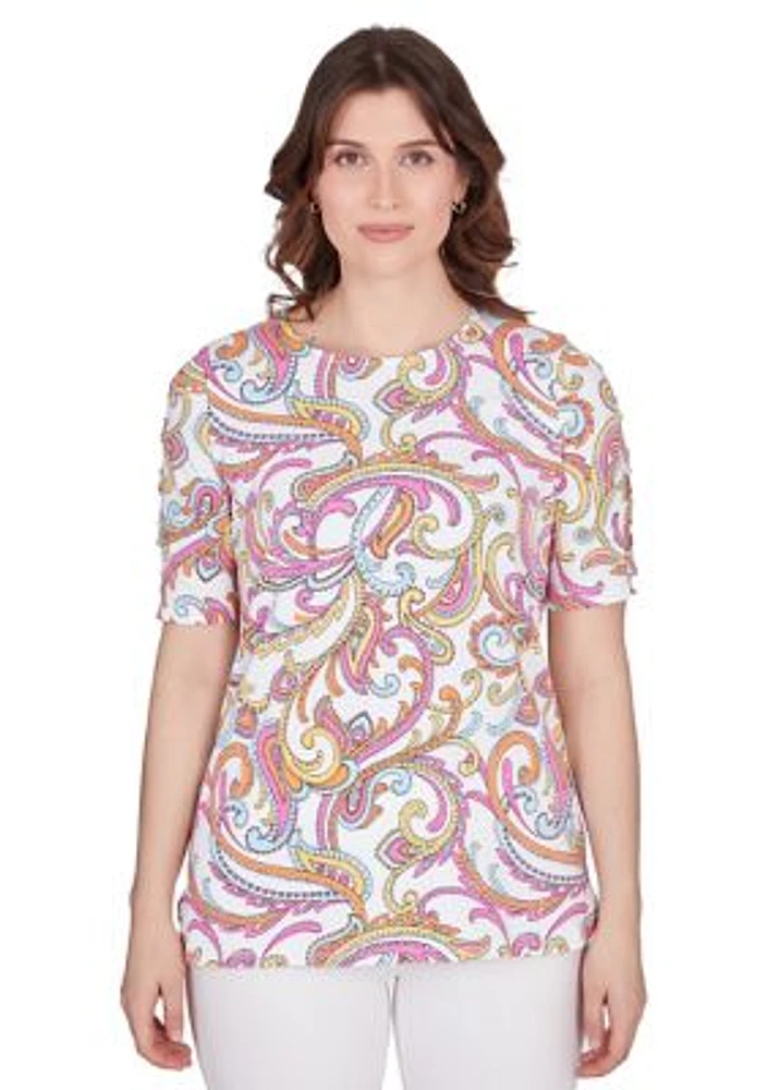 Women's Paisley Top