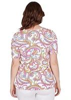 Women's Paisley Top