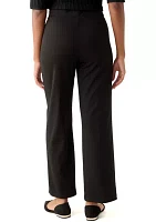 Women's Pull On Ponte Straight Pants