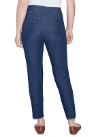 Petite Super Soft Stretch Ankle Jeans